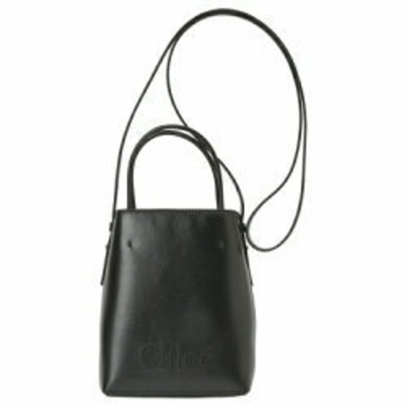 Chloe Tote Black Crossbody Sense Bag - Picture 1 of 3